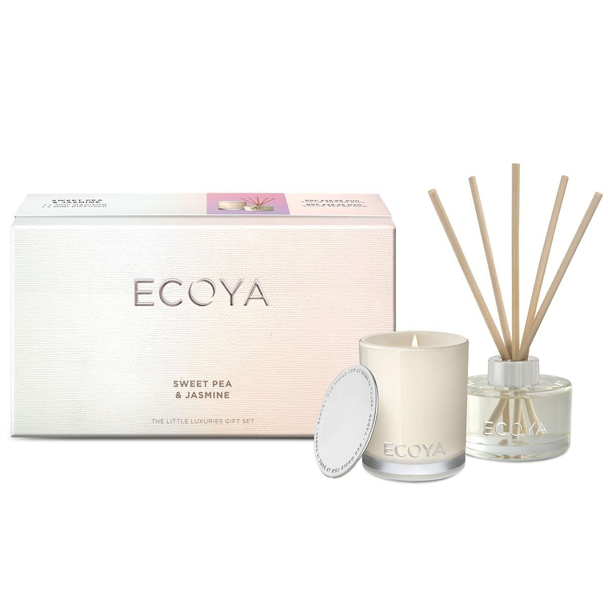 Ecoya Sweet Pea & Jasmine Little Luxuries Gift Set